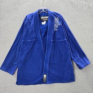 Venum Men Brazilian‎ Jiu Jitsu Gi A3 Blue Contender Embroidered MMA Fightgear